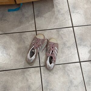 adidas Pink and White Women's Sneakers